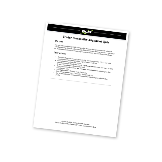 Trader Personality Alignment Quiz