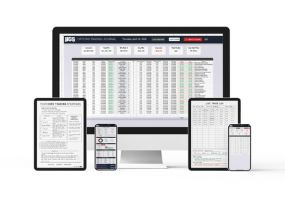 The Complete Options Trading Journal System: PDF + Google Sheets Bundle