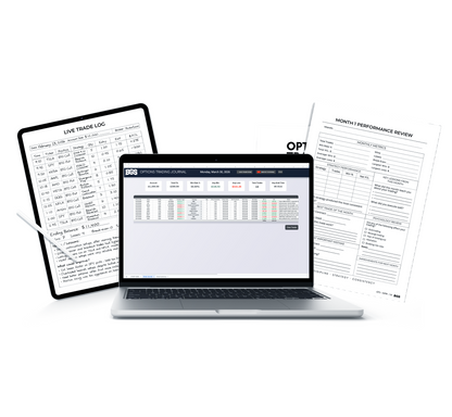 The Complete Options Trading Journal System: PDF + Google Sheets Bundle