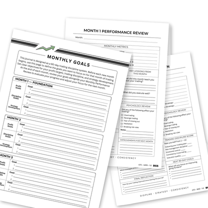 90-Day Options Trading Journal — Discipline System (PDF)