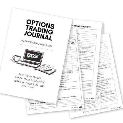 90-Day Options Trading Journal — Discipline System (PDF)